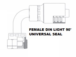 Female 90° DIN (Light) Swivel (6)